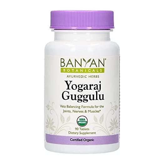 Banyan Botanicals Yogaraj Guggulu - USDA Organic - 90 Tablets - Ayurvedic Herbs for Pain in The Muscles, Nerves & Joints*