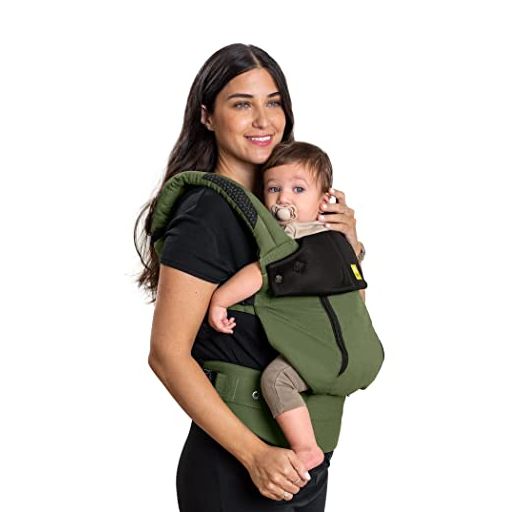 LÍLLÉbaby Complete All Seasons Ergonomic 6-in-1 Baby Carrier Newborn to Toddler - with Lumbar Support - for Children 7-45 Pounds - 360 Degree Baby Wearing - Inward & Outward Facing - Succulent