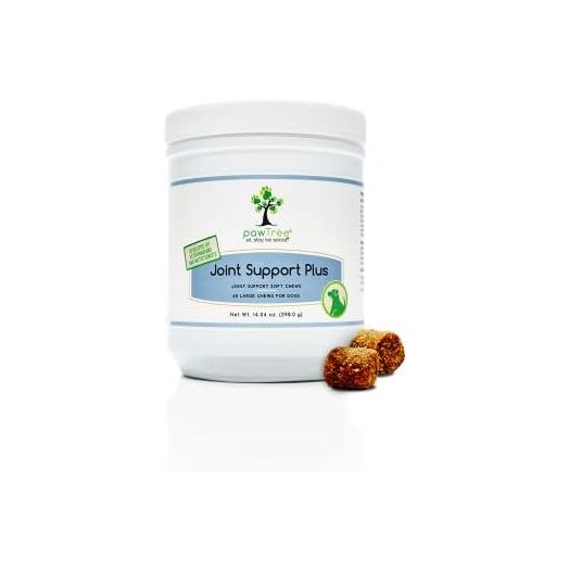 pawTree Joint & Hip Support Supplement for Dogs with Glucosamine, Chondroitin, MSM, Tumeric & Green Lipped Mussels - Vitamins, Supplements & Health Essentials - All-Natural Mobility Soft Chews