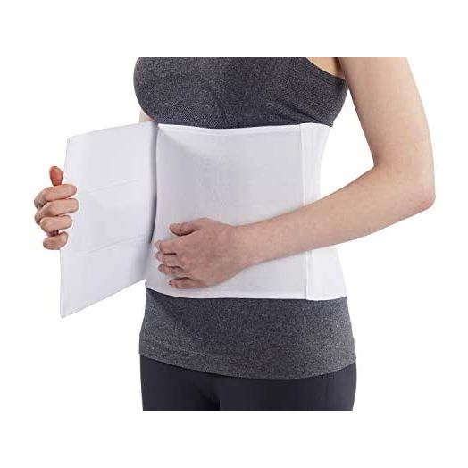 NYOrtho Plush Stomach Abdominal Binder - Soft Latex-Free Abdomen Wrap for Men and Women (30" - 45") 3 PANEL - 9"