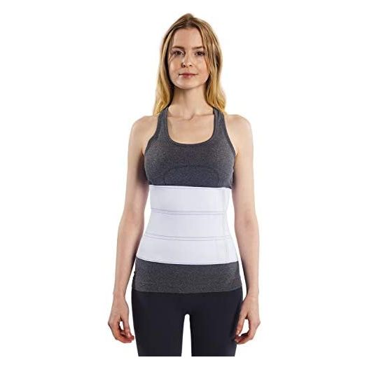 NYOrtho Abdominal Binder Lower Waist Support Belt - Compression Wrap for Men and Women (30" - 45") 3 Panel - 9"
