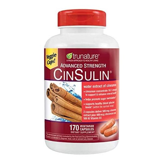 Trunature Advanced Strength Cinsulin 170 Capsules