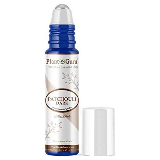 Patchouli Essential Oil Roll On 10 ml. 100% Pure Natural, Pre-Diluted Therapeutic Grade Aromatherapy Rollerball