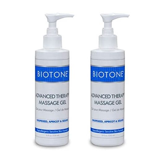 Biotone Advanced Therapy Massage Gel, 8 Ounce - 2 Pack