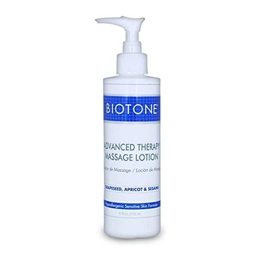 BIOTONE Advanced Therapy Massage Lotion (8 oz w/ Pump) - Pack of 2