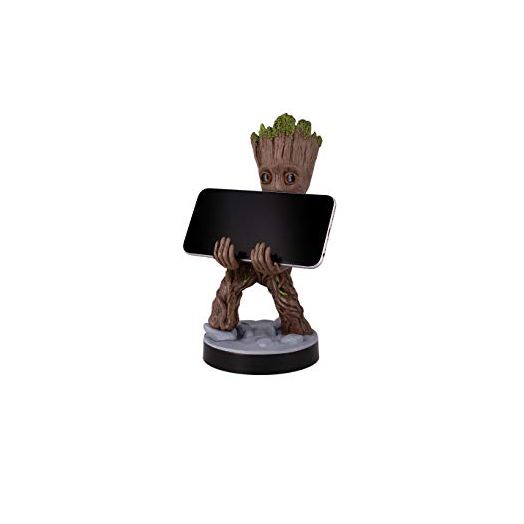 Exquisite Gaming Cable Guys - Toddler Groot - Cable Guy Phone and Controller Holder , Brown , Black