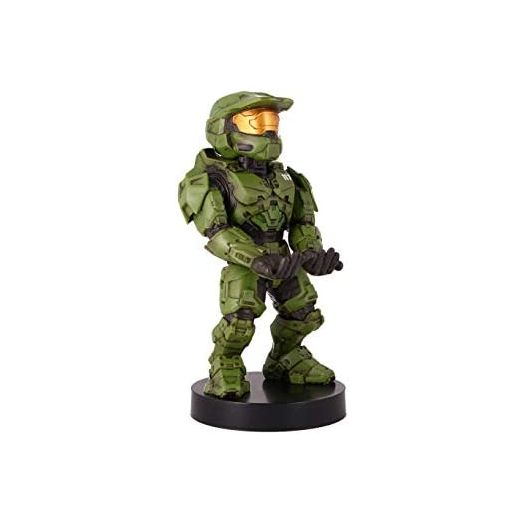 Exquisite Gaming Cable Guys - Halo Infinite Master Chief - Cable Guy Phone and Controller Holder , Green