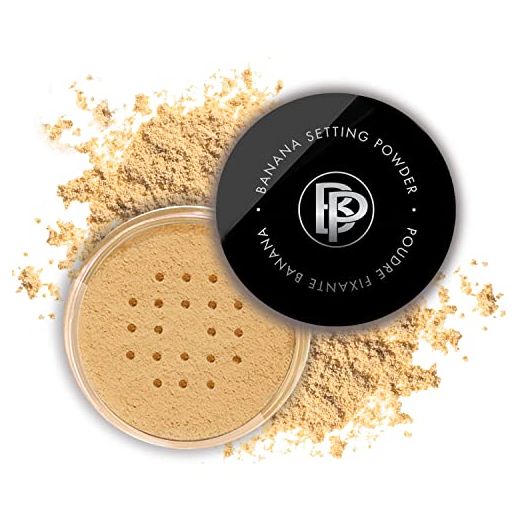 Bellapierre Banana Setting Powder, Lightweight Color-Correcting Powder with All Day Makeup Protection