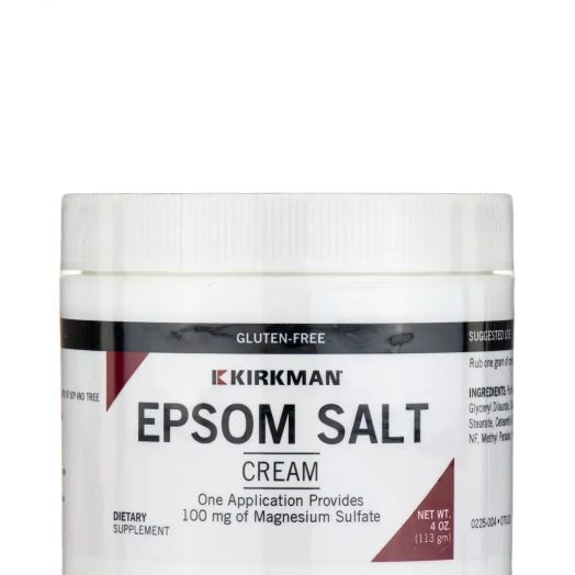 Kirkman Epsom Salt Cream - 4 oz (113 Grams)