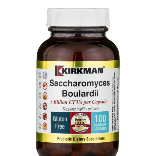 Kirkman Saccharomyces Boulardii - 100 Vegetarian Capsules