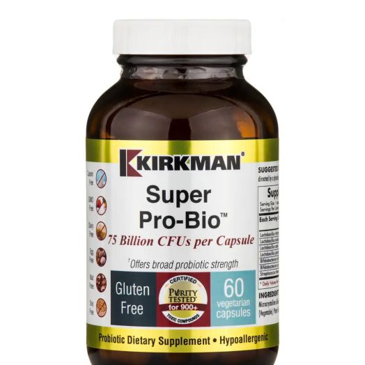 Kirkman Super Pro-Bio 75 Billion CFUs - 60 Vegetarian Capsules