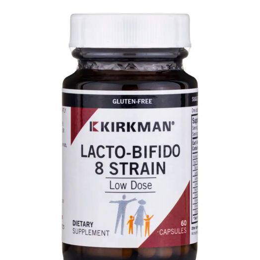 Kirkman Lacto-Bifido 8-Strain - Low Dose - 60 Capsules