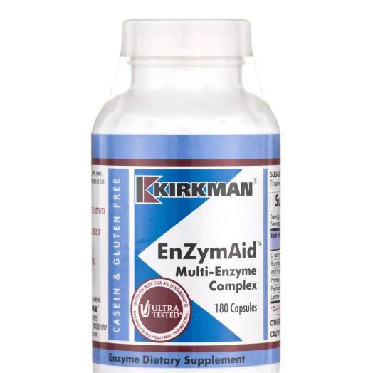 Kirkman EnZymAid Multi-Enzymes Complex - 180 Capsules