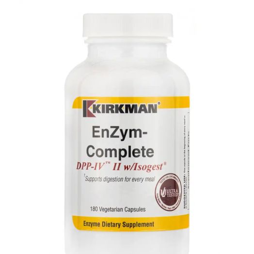 Kirkman EnZym-Complete/DPP-IV II with Isogest - 180 Vegetarian Capsules