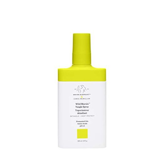 Drunk Elephant Wild Marula Tangle Spray. Weightless and Heat-Protectant Detangler for Hair. (4 fluid ounces)