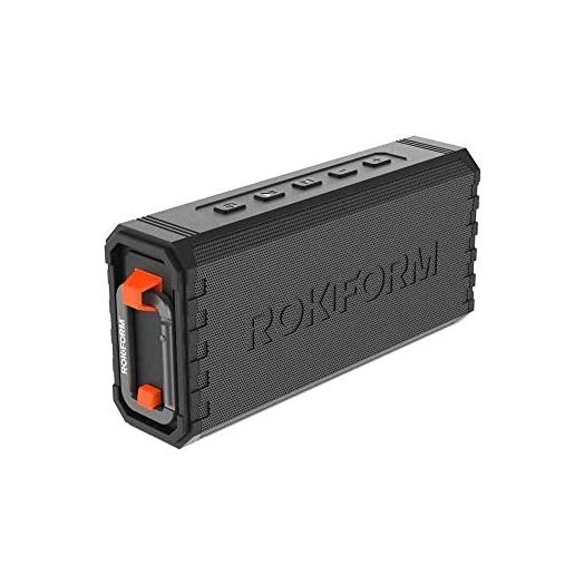 ROKFORM G-ROK – Portable Golf Speaker, Magnetic Wireless Speaker, IPX7 Waterproof, Shockproof & Dustproof, Loud & Clear Sound, 24 Hour Battery, Rugged Outdoor Golf Cart Speaker (Black)