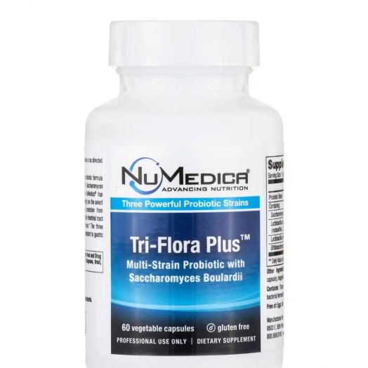 NuMedica Tri-Flora Plus - 60 Vegetable Capsules