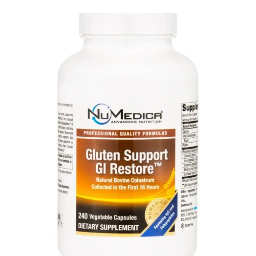 NuMedica Gluten Support GI Restore - 240 Vegetable Capsules