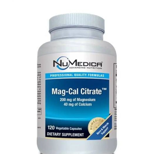 NuMedica Mag-Cal Citrate - 120 Vegetable Capsules