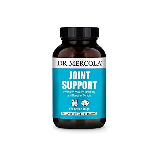 Dr. Mercola, Joint Support, for Cats and Dogs, (60 Tablets), Supports Mobility, Flexibility, and Range of Motion, Non GMO, Soy Free, Gluten Free