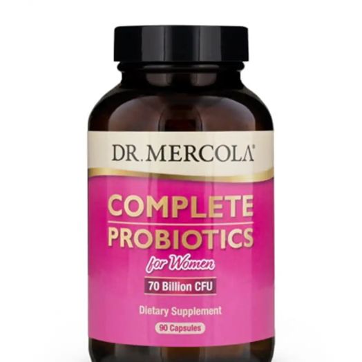 Dr. Mercola Complete Probiotics for Women, 70 Billion CFU - 90 Capsules