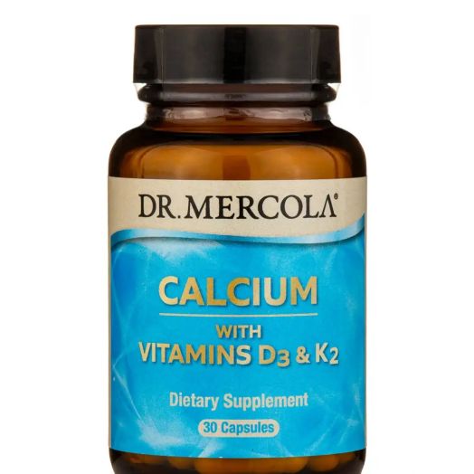 Dr. Mercola Calcium with Vitamins D3 & K2 - 30 Capsules