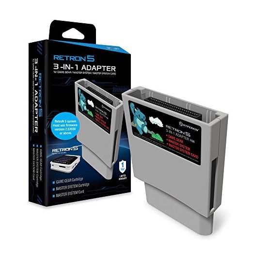 Hyperkin RetroN 5 3-in-1 Adapter for Game Gear, Master System, and Master System Card