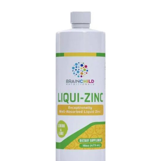 BrainChild Nutritionals Liqui-Zinc, Lemon Lime Flavor - 16 oz (473 ml)