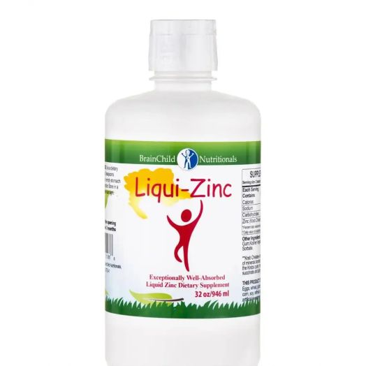 BrainChild Nutritionals Liqui-Zinc, Unflavored - 32 oz (946 ml)