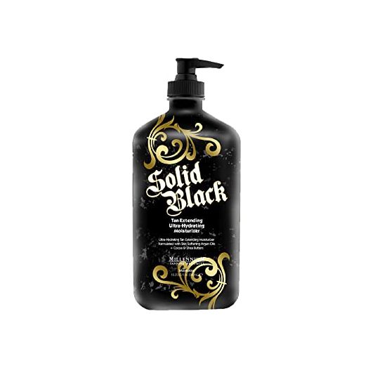 Millennium Tanning Solid Black Tan Extender Lotion - Hydrating After Sun Lotion, 18.25 Ounces