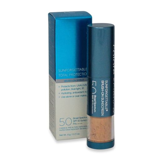 COLORESCIENCE ~ SUNFORGETTABLE ~ TOTAL PROTECTION BRUSH-ON SHIELD SPF 50 ~ TAN