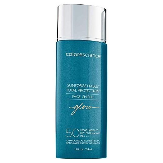 Colorescience Sunforgettable Total Protection Face Shield Glow SPF 50, Glow, 1.8 Fl Oz