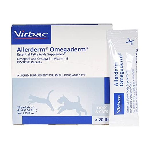 Virbac Omegaderm EZ Dose, Small Dog/Cat, 28 Count, 4 mL