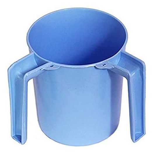 Ybm Home Plastic Round Wash Cup Ba157 (Light Blue, 1)