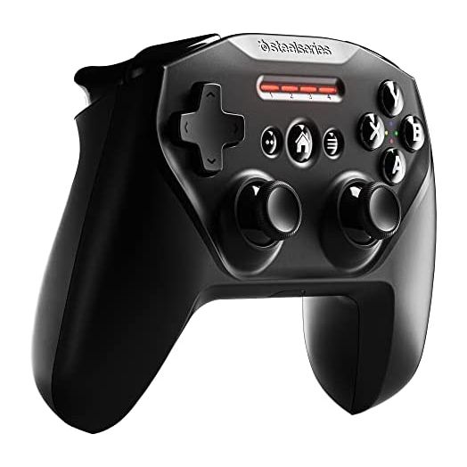 SteelSeries Nimbus+ Bluetooth Mobile Gaming Controller with iPhone Mount + Up to 4 Free Months of Apple Arcade, 50+ Hour Battery Life, Apple Licensed, Made for iOS, iPadOS, tvOS