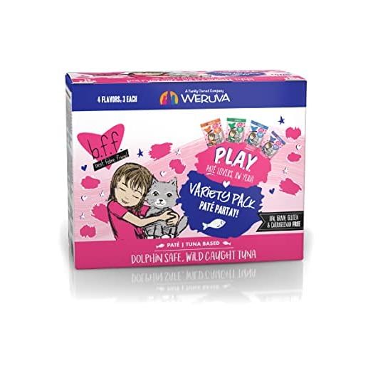 B.F.F. Play - Best Feline Friend Pate Lovers Aw Yeah! Grain-Free Natural Wet Cat Food Pouches