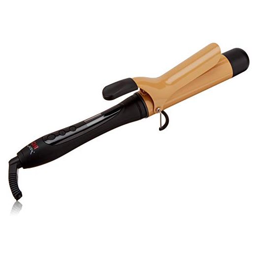 Chi Air Ca1035 Texture Tourmaline Ceramic Curling Iron 1 1/2 Inch, Onyx Black