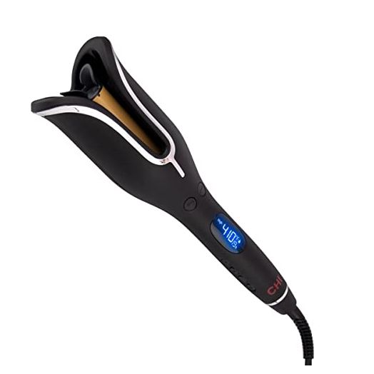 CHI Spin N Curl in Onyx Black. Ideal for Shoulder-Length Hair between 6-16” inches.