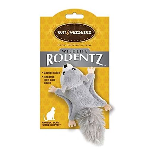 Ruff & Whiskerz Rodentz Squirrel Catnip Cat Toy