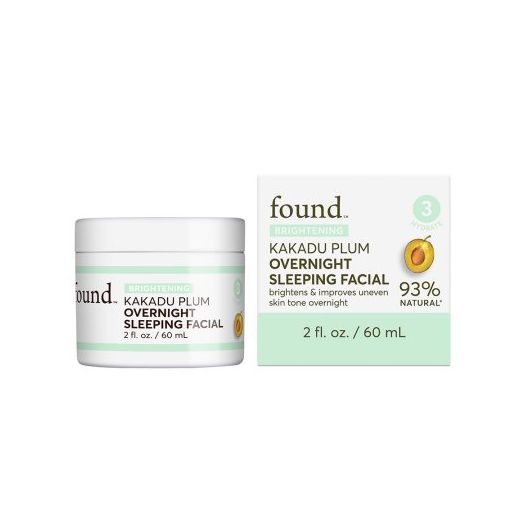 FOUND BRIGHTENING Kakadu Plum Overnight Sleeping Facial, 2 fl oz