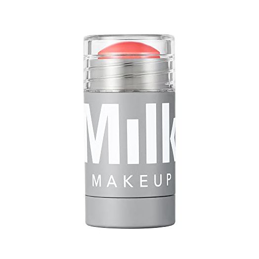 MILK Makeup Lip and Cheek Tint, Pigmented Cream Stick, Natural Vegan Formula, .21oz (PERK-Shimmery Coral)