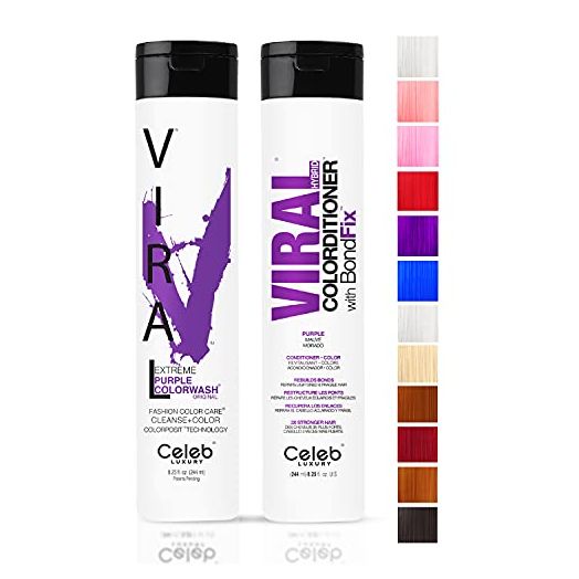 Celeb Luxury Viral Duo Colorwash Shampoo & Conditioner Set + Bondfix