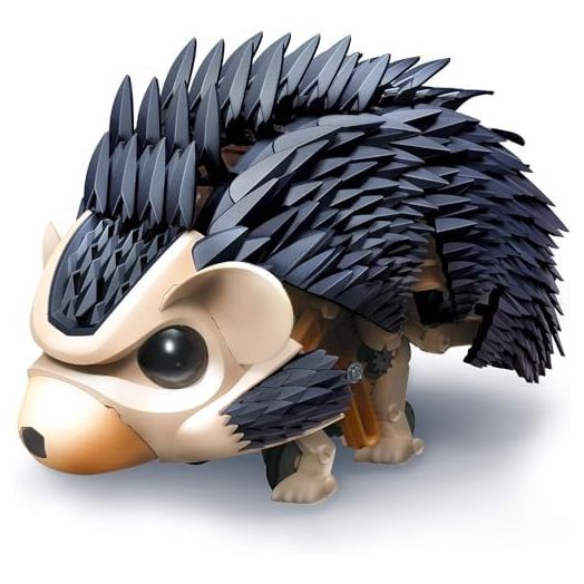 Thames & Kosmos My Robotic Pet - Tumbling Hedgehog | Build Your Own Sound Activated Tumbling, Rolling, Scurrying Pet | STEM Experiment Kit | Toy of The Year Award Finalist