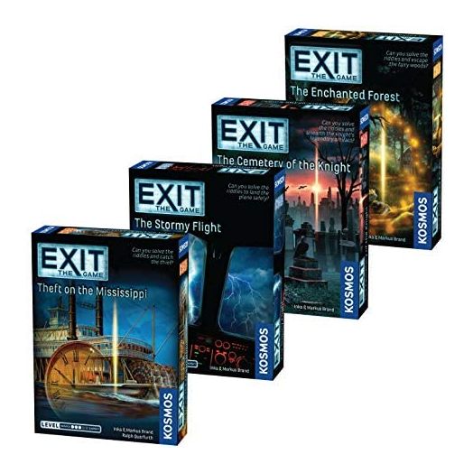 Thames & Kosmos EXIT: The Game Escape Room Bundle, Season 4 (4 Pack)