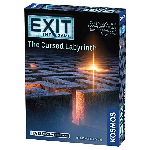 Thames & Kosmos EXIT: The Cursed Labyrinth, Exit: The Game, A Kosmos Game, Family-Friendly