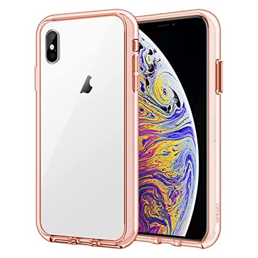 JETech Case for iPhone Xs Max 6.5-Inch, Shock-Absorption Bumper Cover (Rose Gold)