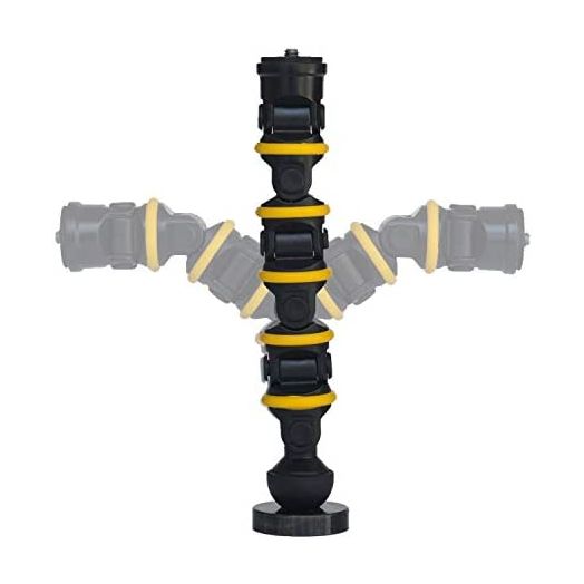 GRIFITI Nootle Recon 5 Flex Arm Leg Magnetic Camera Mount Stand Magnetic Foot 6 Inch Flex Leg for Cameras, Arlo, Theta, Video, Mounts Securely Attaches to Steel or Other Magnetic Surfaces