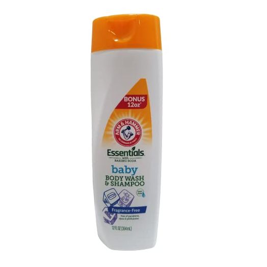 Arm & Hammer Essentials Baby Body Wash & Shampoo (Fragrance-Free)