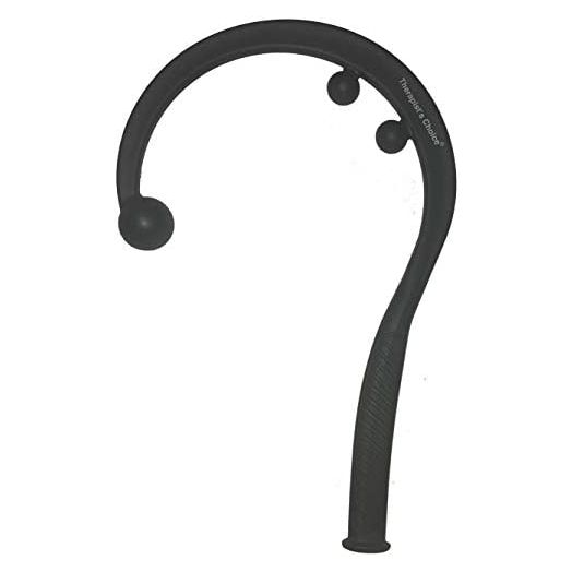 Therapist’s Choice® Pressure Point Hook Cane, Back and Neck Massager for Trigger Point Fibromyalgia Pain Relief and Self Massage, 15" Long, Perfect Size for Home, Office, Gym, Travel