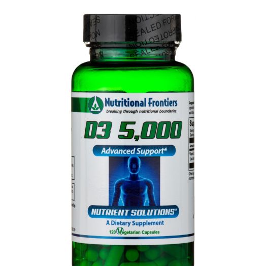 Nutritional Frontiers D3 5000 IU - 120 Vegetarian Capsules